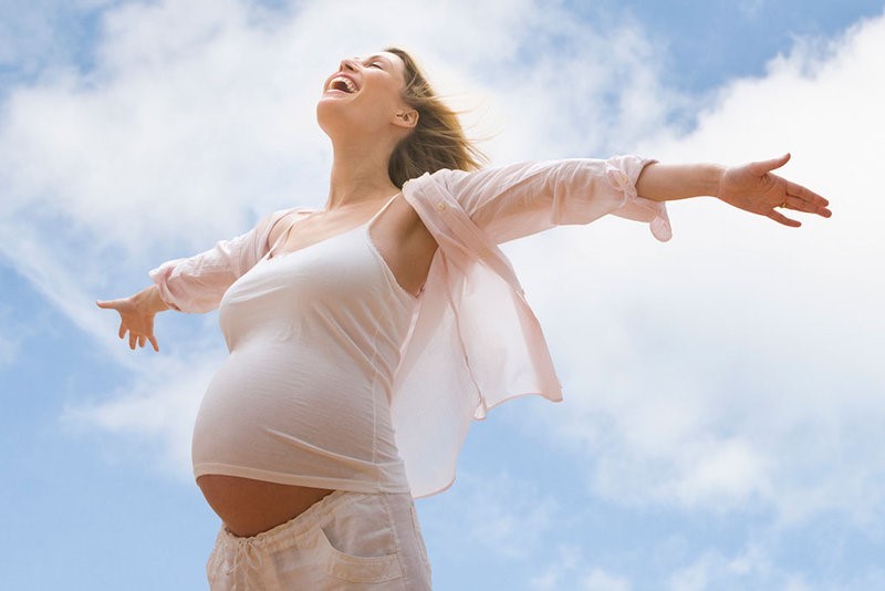 положительный настрой беременной